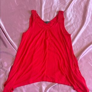 Adrianna Papell Vibrant Red Tank Top